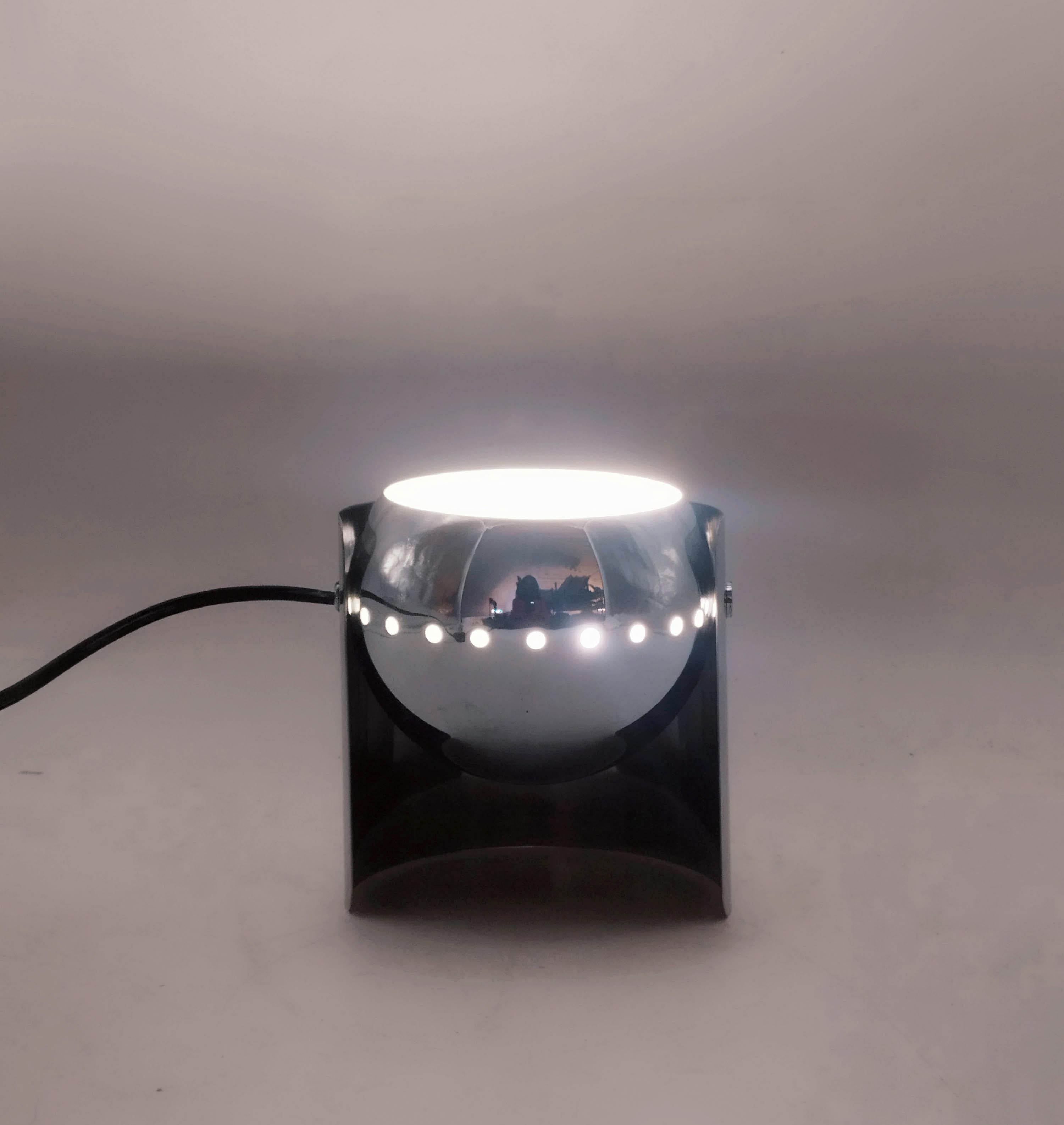 Goffredo Reggiani Eyeball Table Lamp, Italy 1970s 2