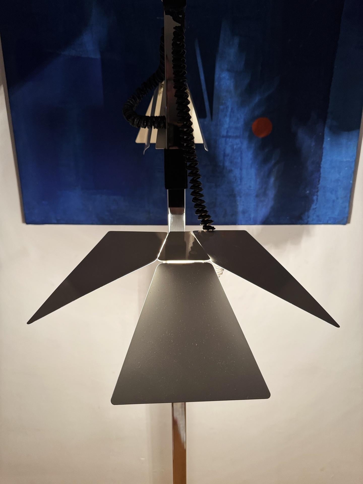 Lampadaire Goffredo Reggiani à têtes réglables, Italie, années 1970 - Space Age en vente 4