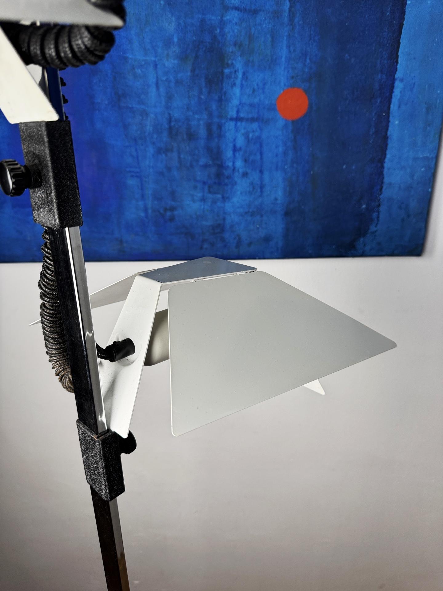 Lampadaire Goffredo Reggiani à têtes réglables, Italie, années 1970 - Space Age en vente 6