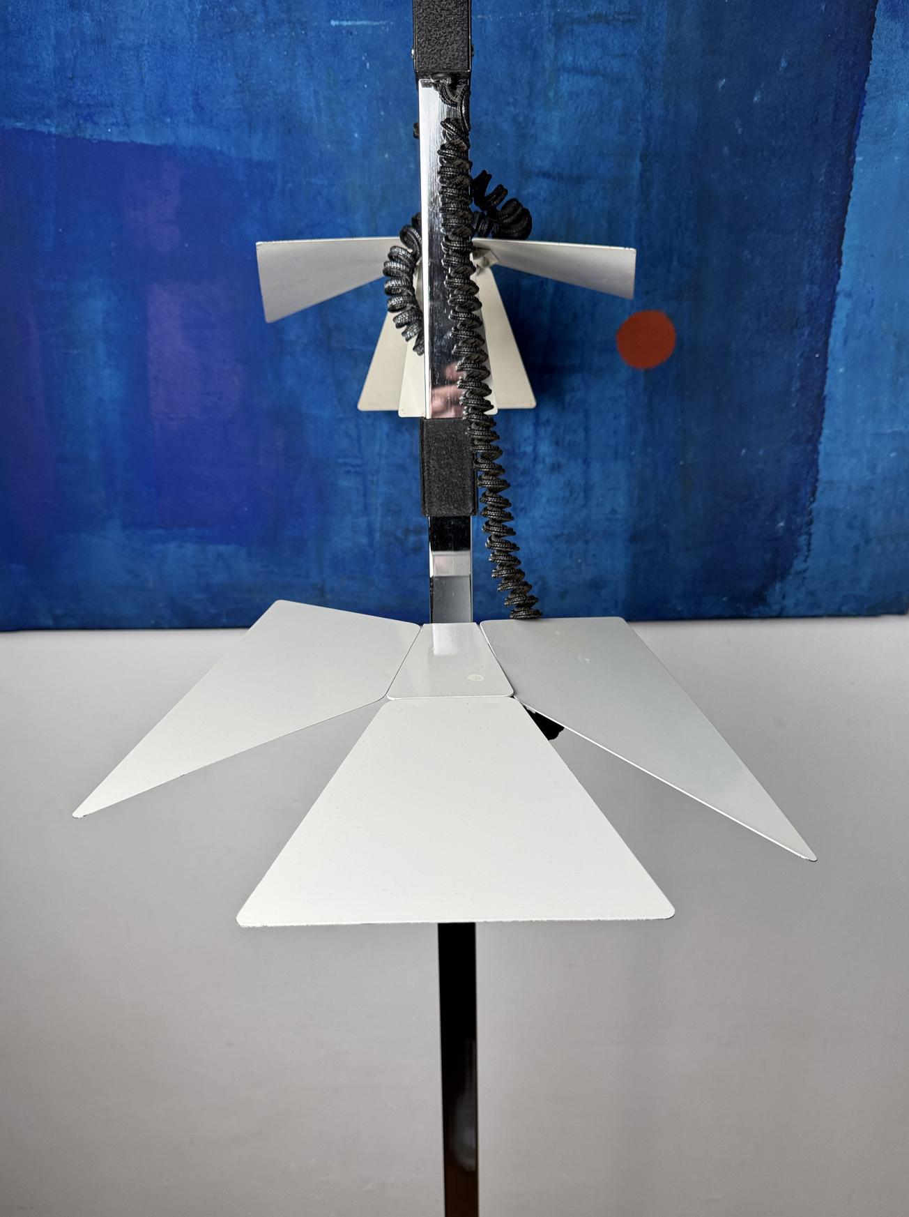 italien Lampadaire Goffredo Reggiani à têtes réglables, Italie, années 1970 - Space Age en vente