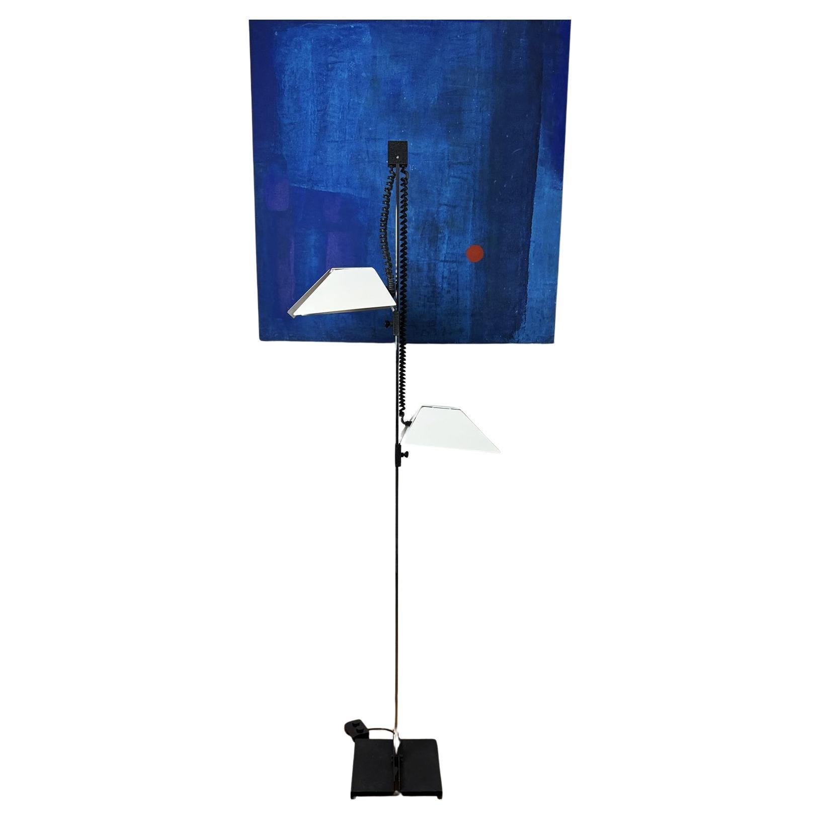 Lampada da terra a testa regolabile Goffredo Reggiani, Italia, anni '70 - A Space Age