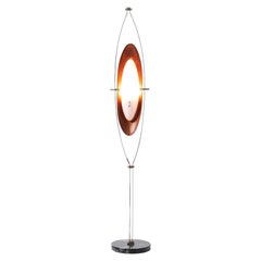 Goffredo Reggiani Floor Lamp with Marble Base, Italy, 1970