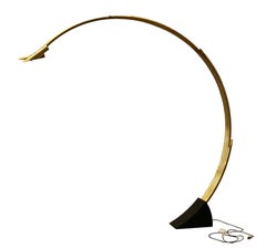 Goffredo Reggiani for Lumi Brass Five Lights Floor Lamp, Italy, 1960s
