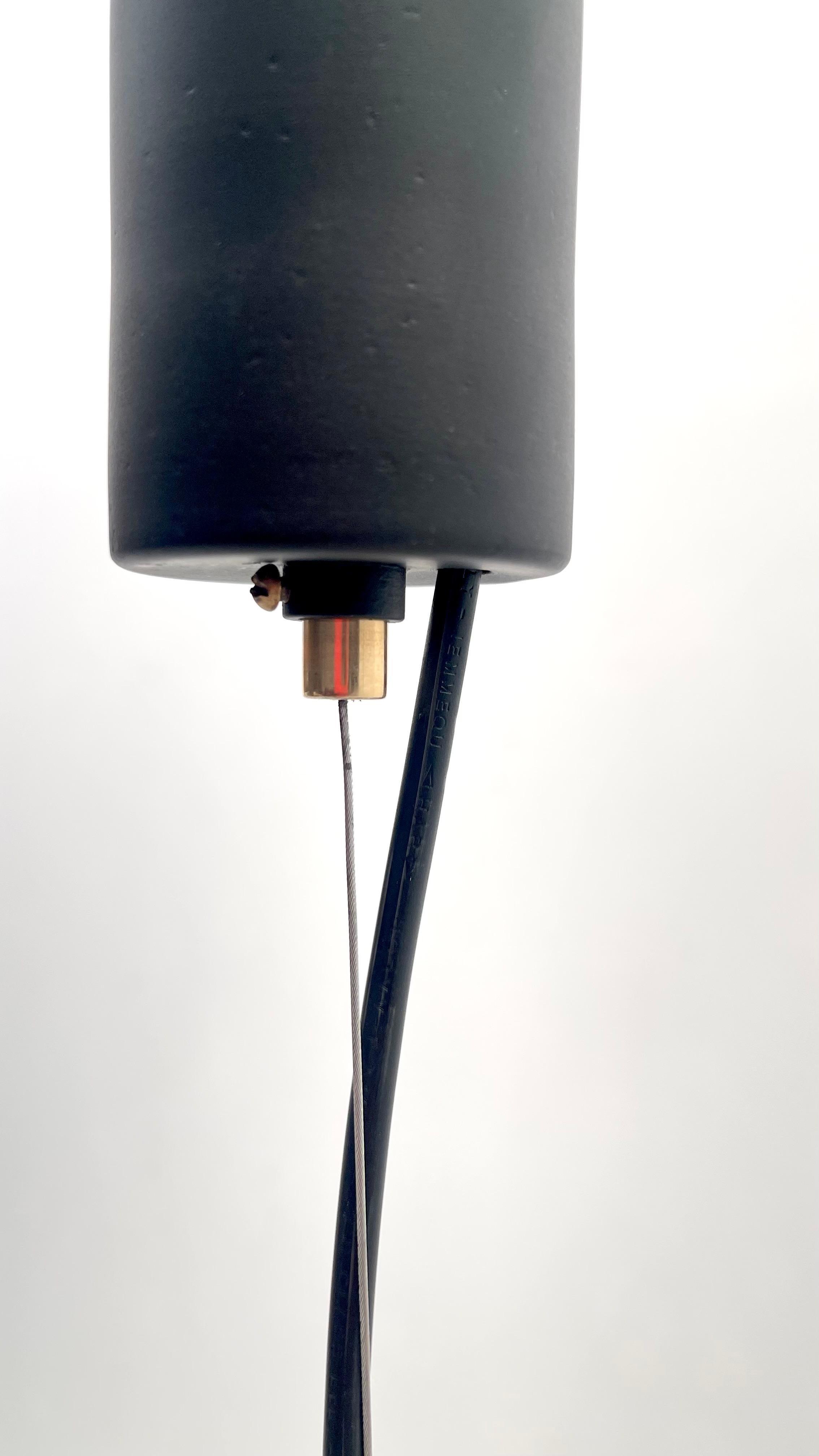 Mid-20th Century Goffredo Reggiani for Temde Leuchten - Pair teardrop pendants For Sale