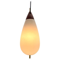 Goffredo Reggiani pour Temde Leuchten - Paire de pendentifs en forme de larme