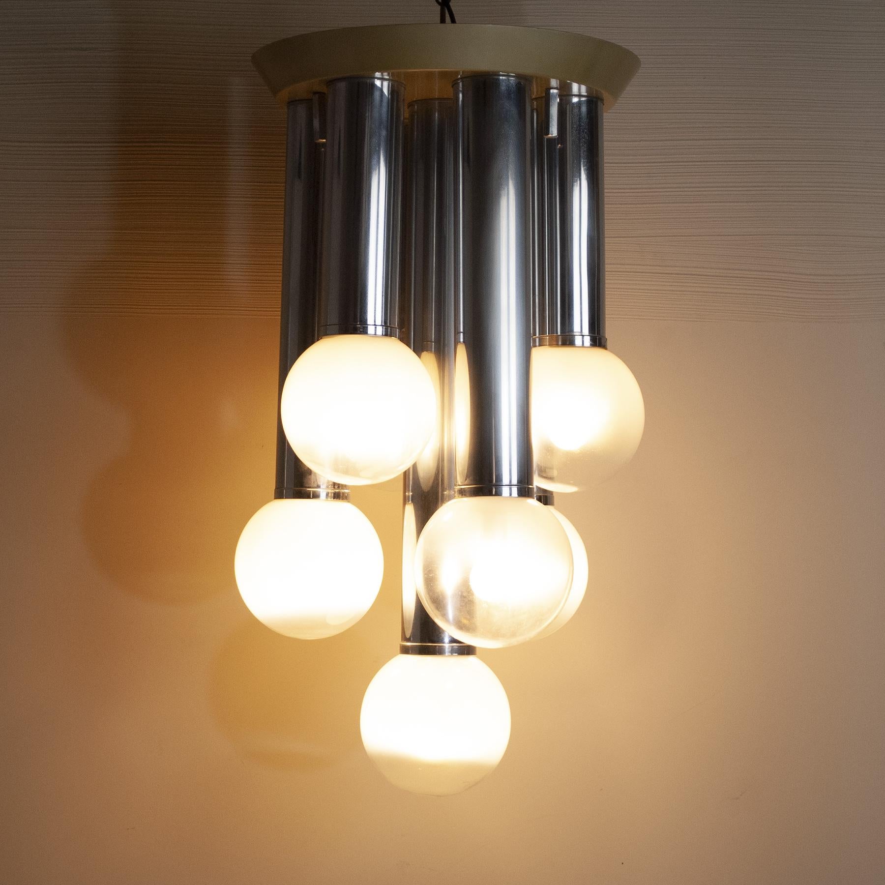 Lampadario A Space di metà secolo di Goffredo Reggiani, anni '70 in vendita 4