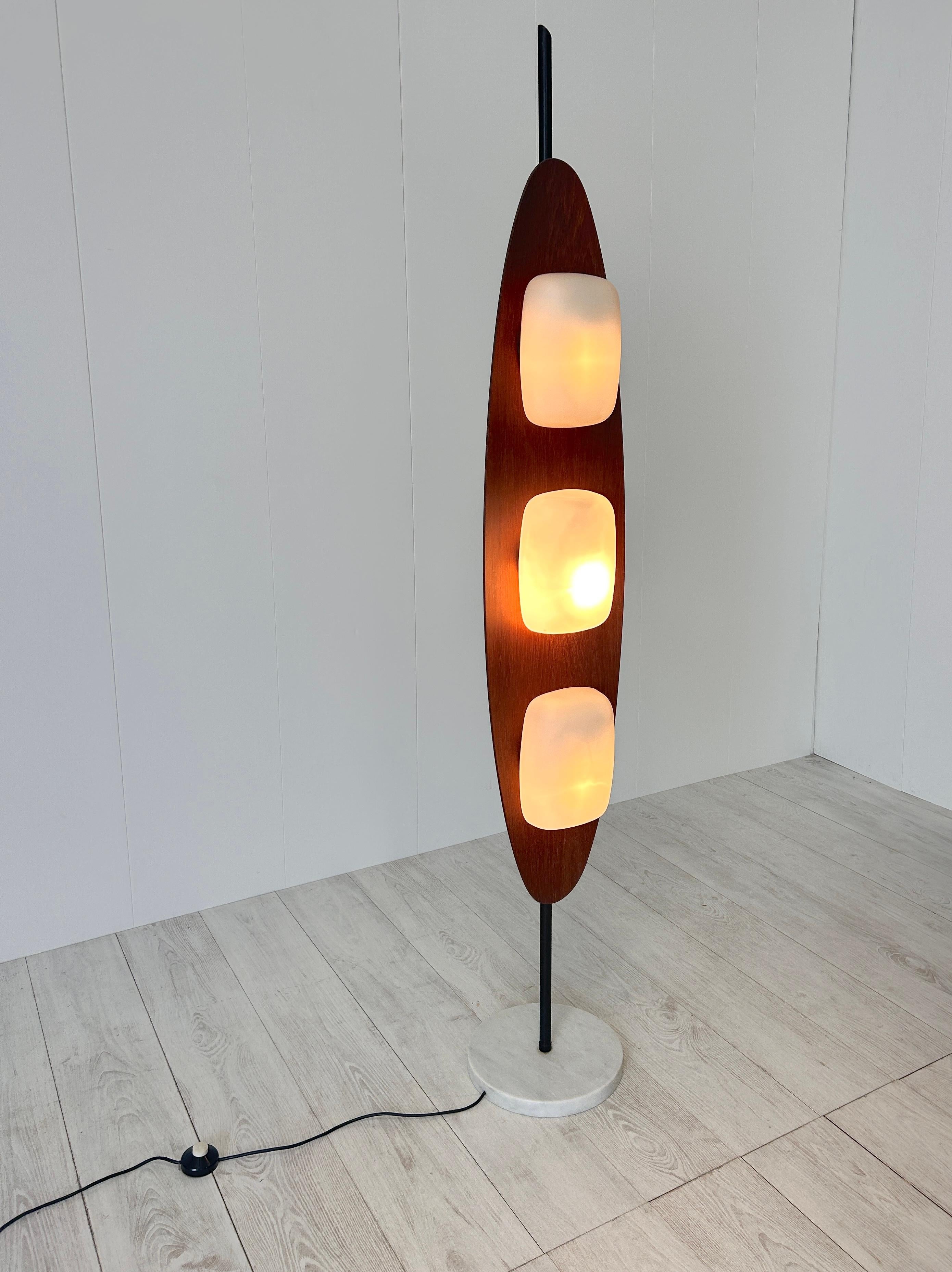 Goffredo Reggiani, Floor lamp mod. Surf, prod. Reggiani 1960 In Good Condition In Rivoli, IT