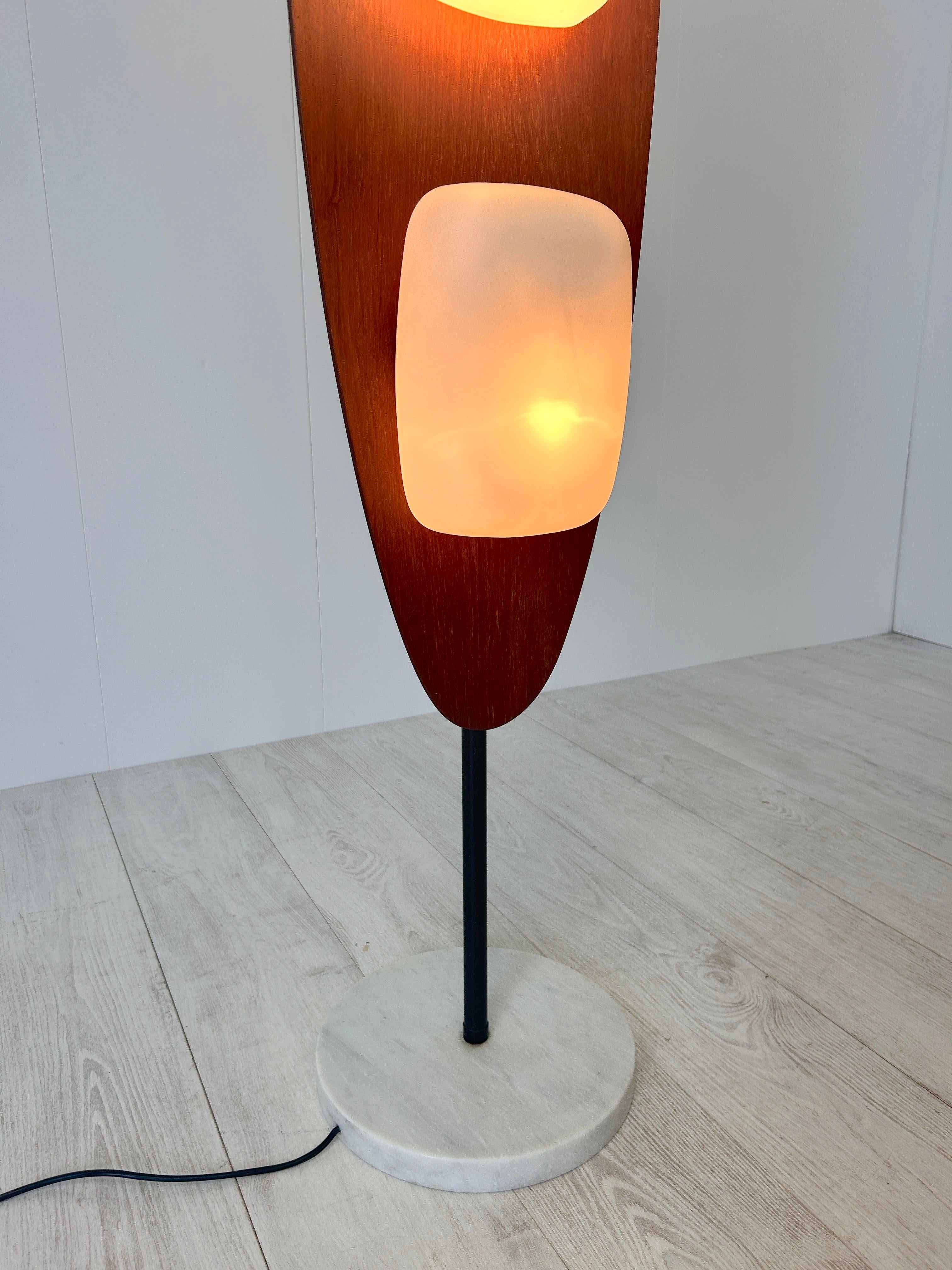 Mid-20th Century Goffredo Reggiani, Floor lamp mod. Surf, prod. Reggiani 1960