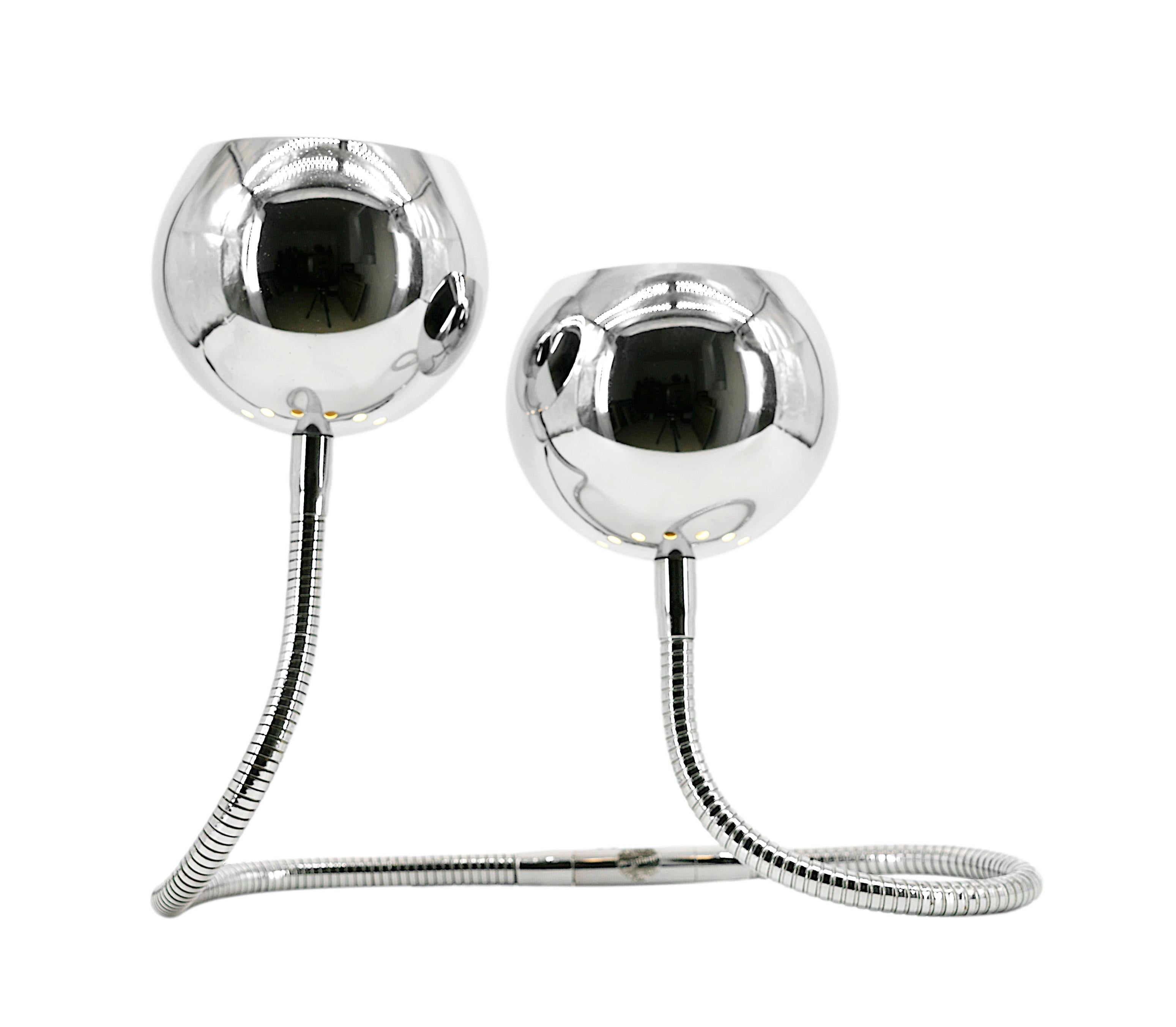 Mid-Century Modern Goffredo REGGIANI Large Mid-Century COBRA Table Lamp, Late 1960s For Sale