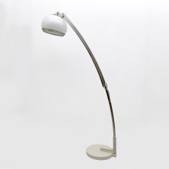 Goffredo Reggiani Modern Italian Extendable Arched Floor Lamp, 1970
