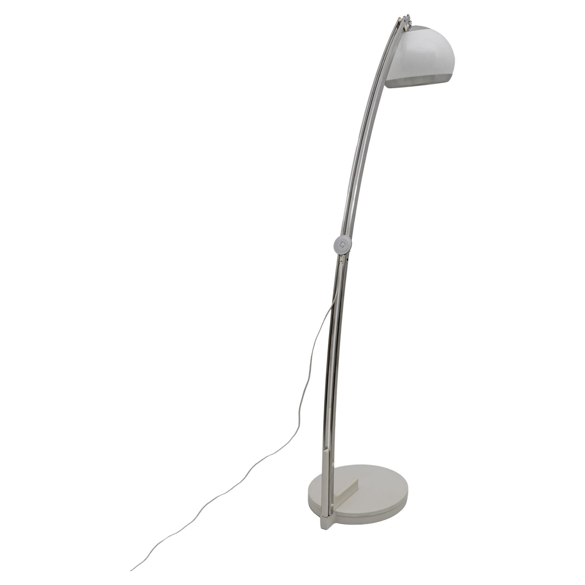 Goffredo Reggiani Modern Italian Extendable Arched Floor Lamp, 1970 For Sale