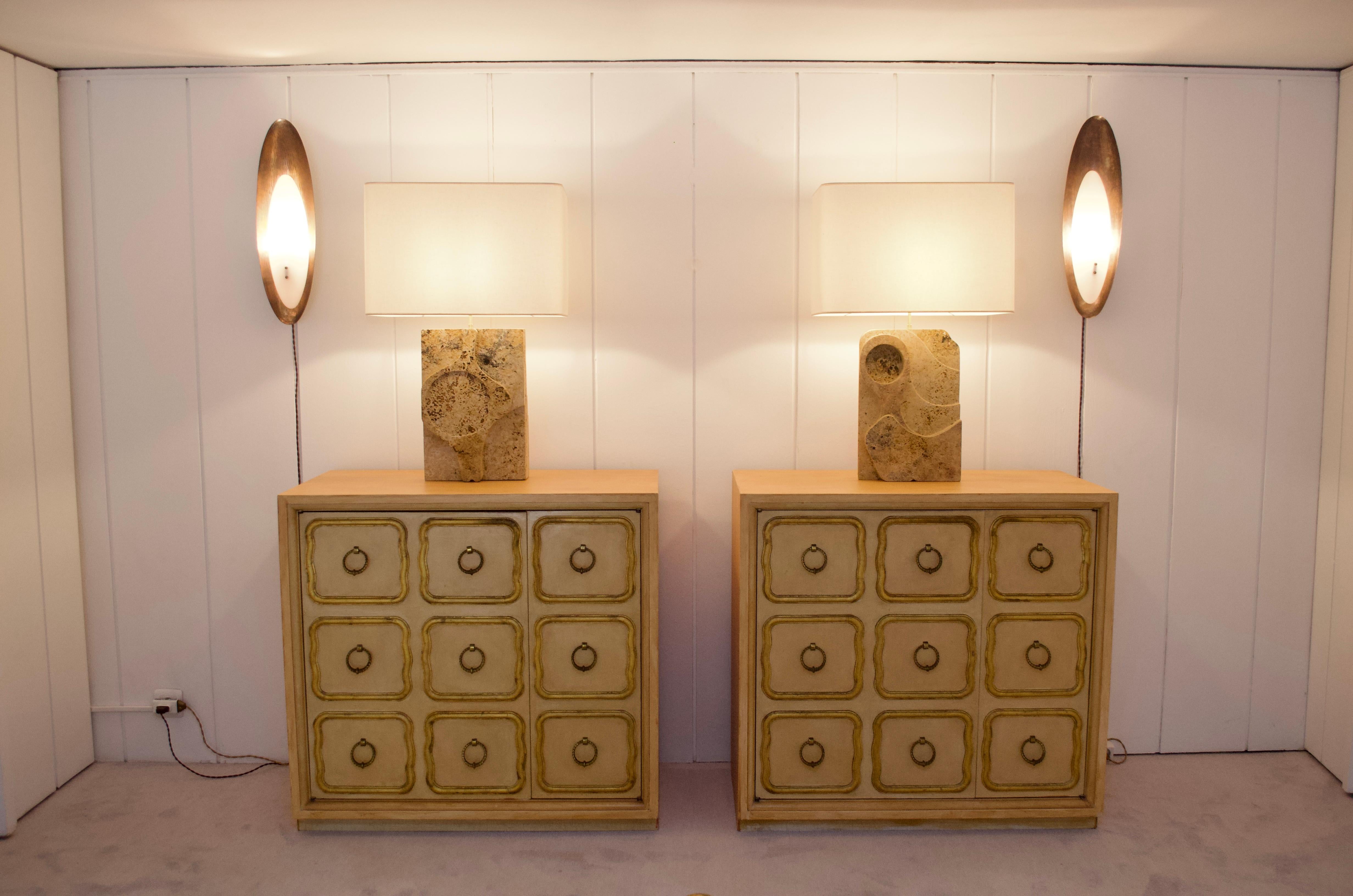 Mid-Century moderno Goffredo Reggiani - Coppia di applique in teak e perspex, Italia, circa 1960 in vendita