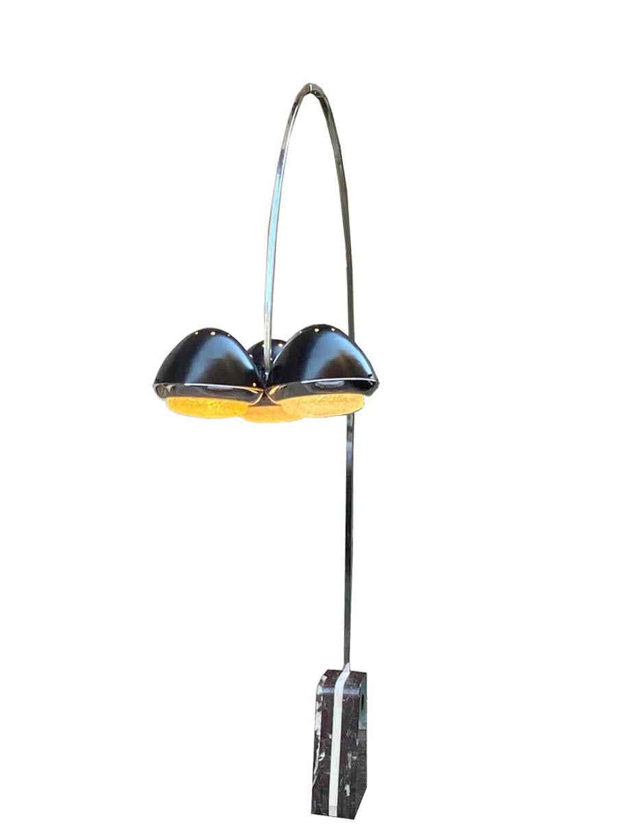 Stehlampe Arc im Stil von Goffredo Reggiani, Italien, 1970er Jahre im Angebot 1