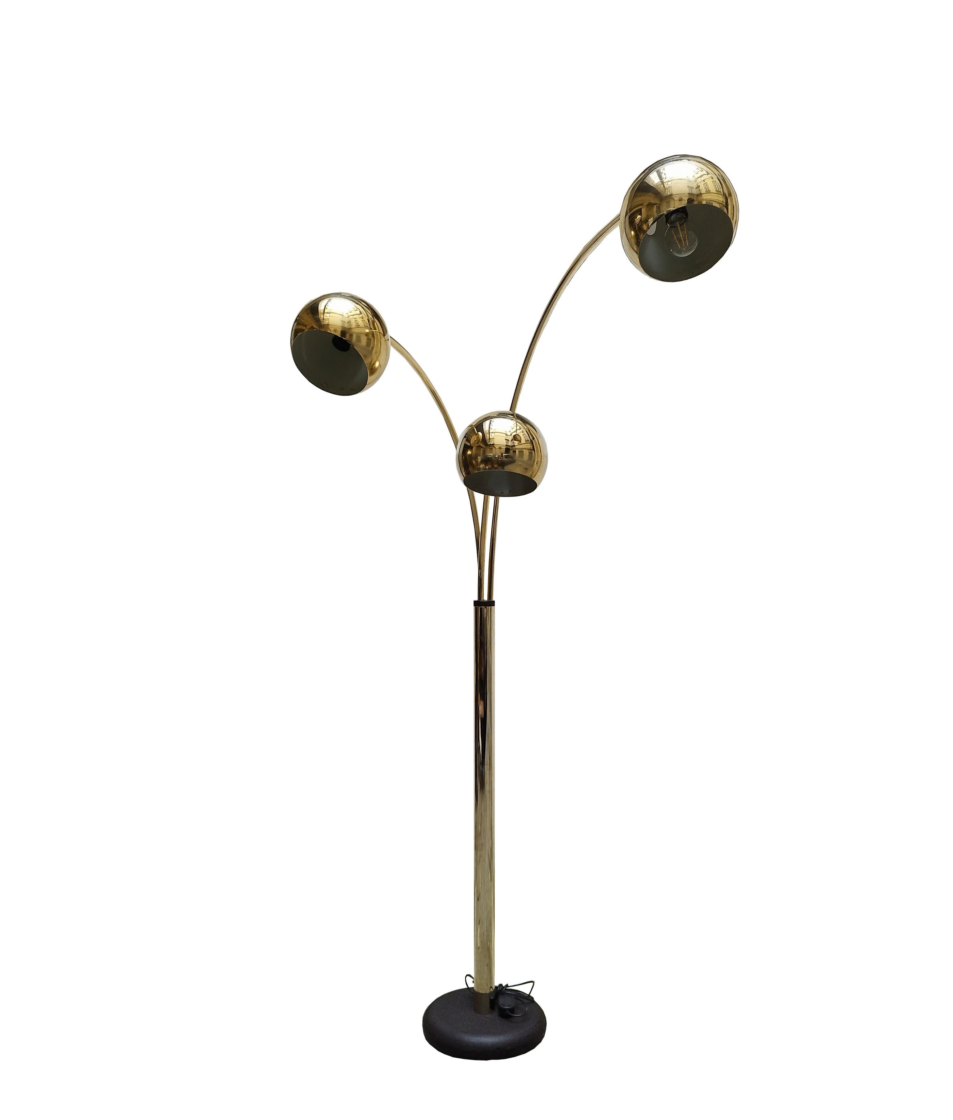 Mid-Century Modern Goffredo Reggiani Swiveling Floor Lamp, Italy, 1970s For Sale