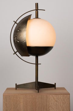 Goffredo Reggiani Table Lamp with Brass Finish (Model 2033) Italy, 1960s