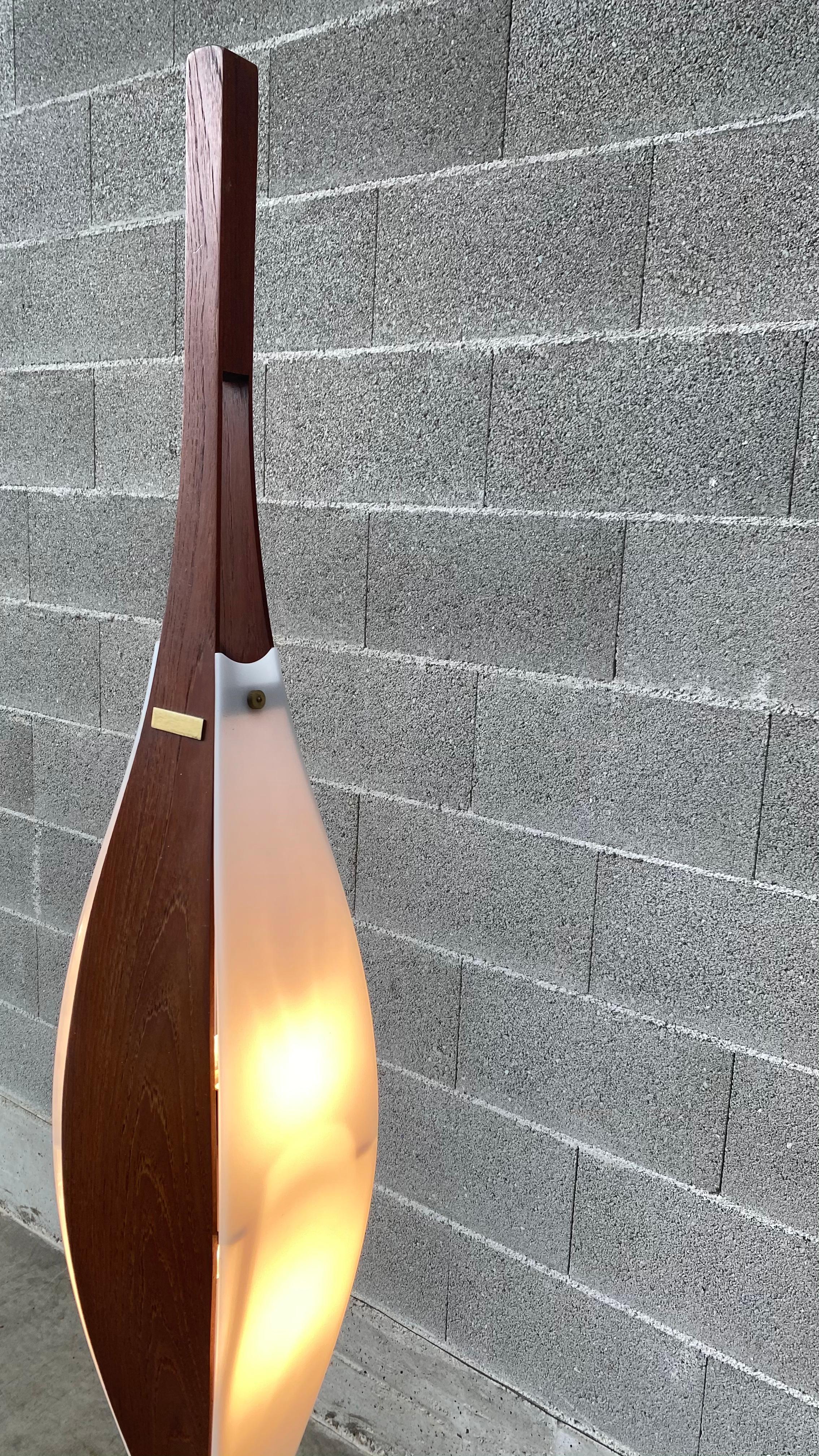 Goffredo Reggiani Teak Floor Lamp for Reggiani Illuminazione, 1972 1