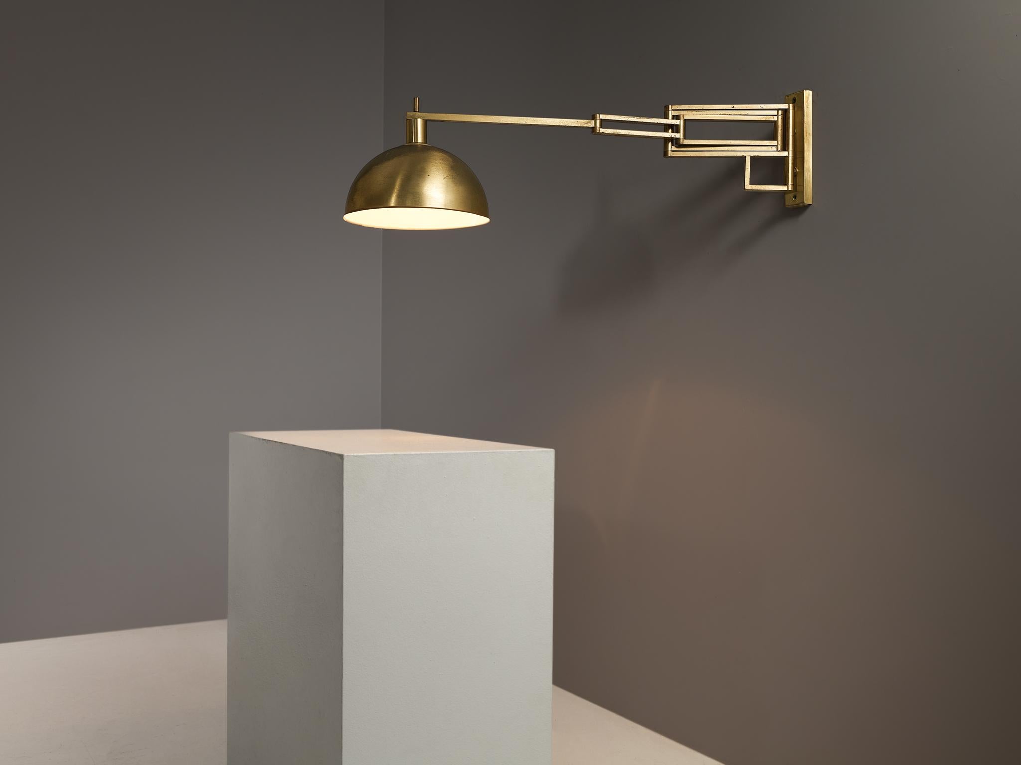 Goffredo Reggiani Wall Light in Brass 4