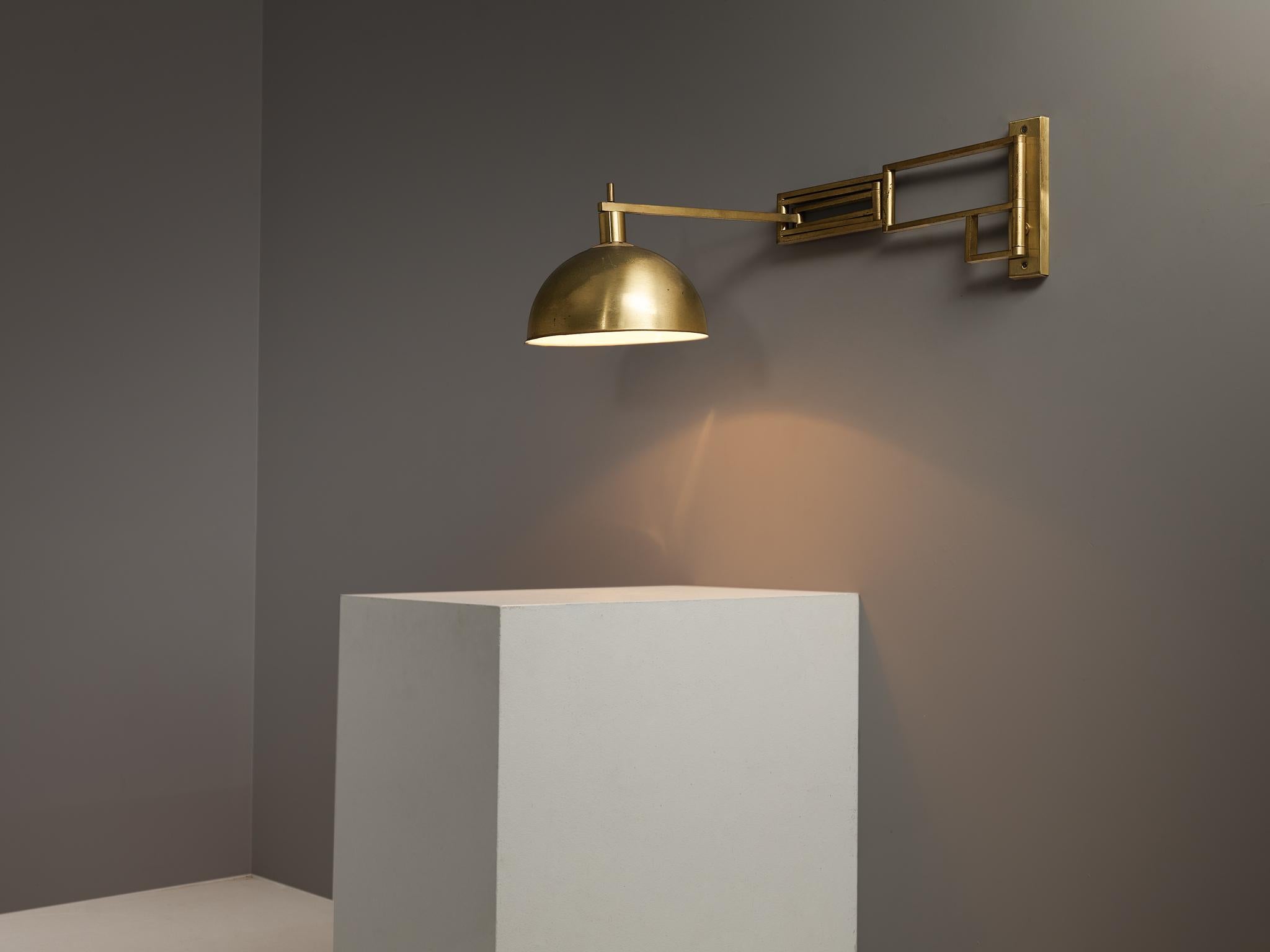 Goffredo Reggiani Wall Light in Brass 1