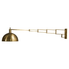 Goffredo Reggiani Wall Light in Brass