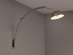 Goffredo Reggiani Wall-Mounted Pendant Lamp in Chrome