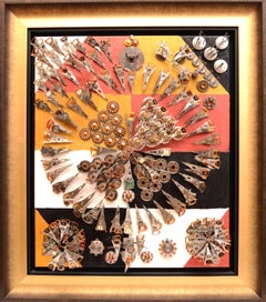 Arte georgiano contemporáneo de Goga Gomareli - El quinto color en una franja vertical