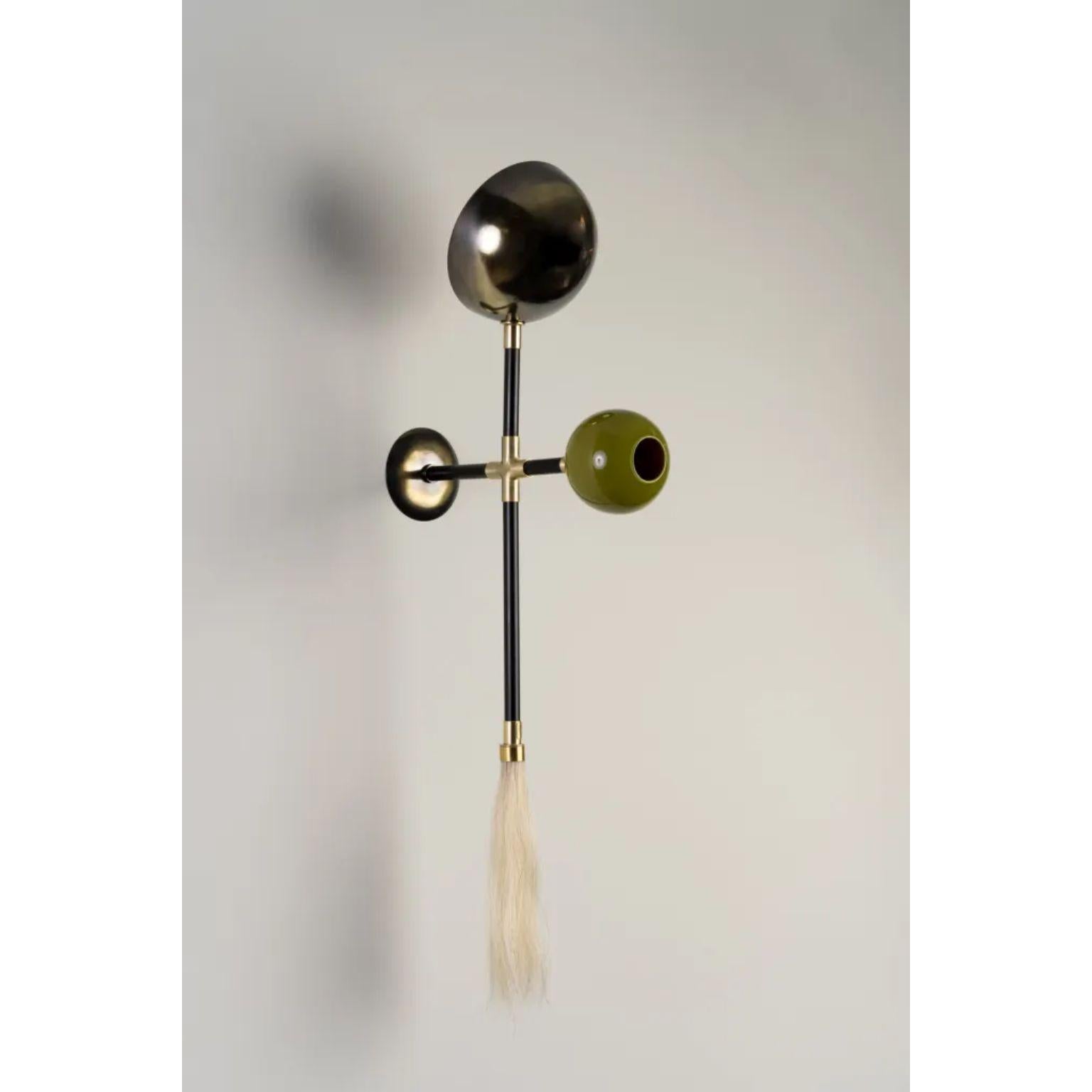 Post-Modern Gogo Olive Wall Lamp by Isabel Moncada For Sale