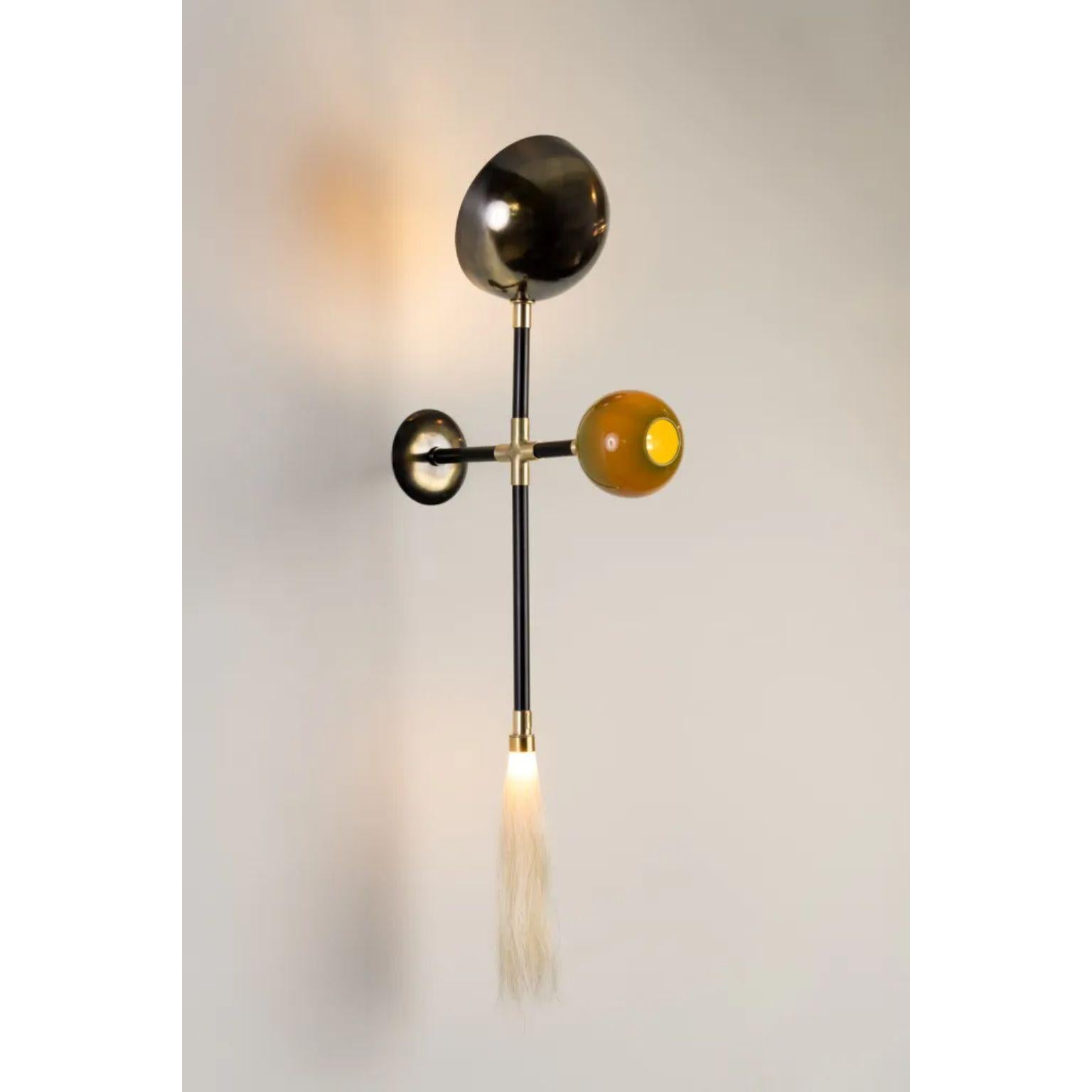 Mexican Gogo Olive Wall Lamp by Isabel Moncada For Sale