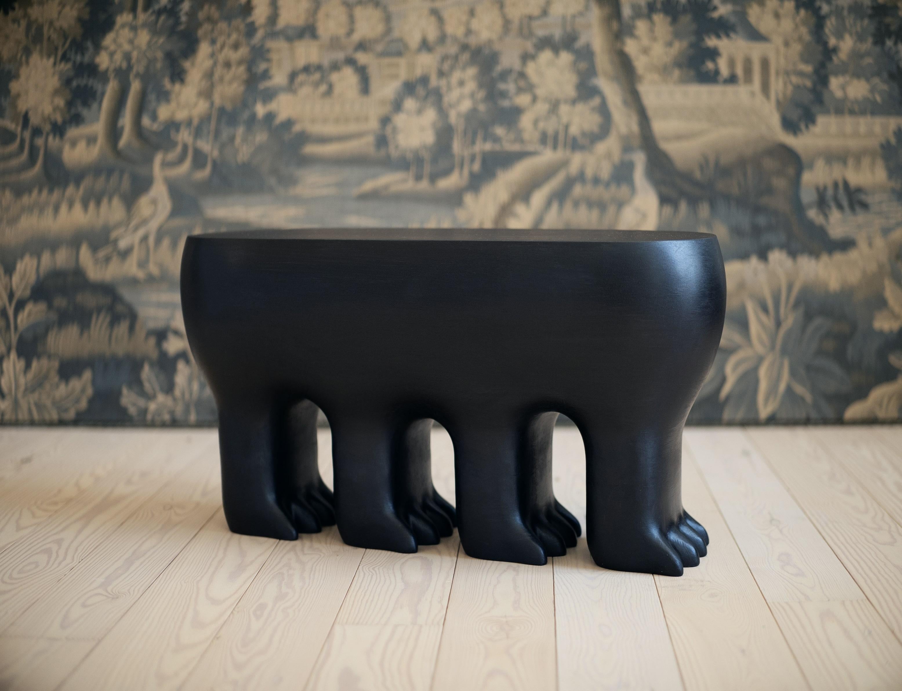 Spanish Gogol by Marcelo Martin Burgos, sculptural bench and side table, limited edition For Sale