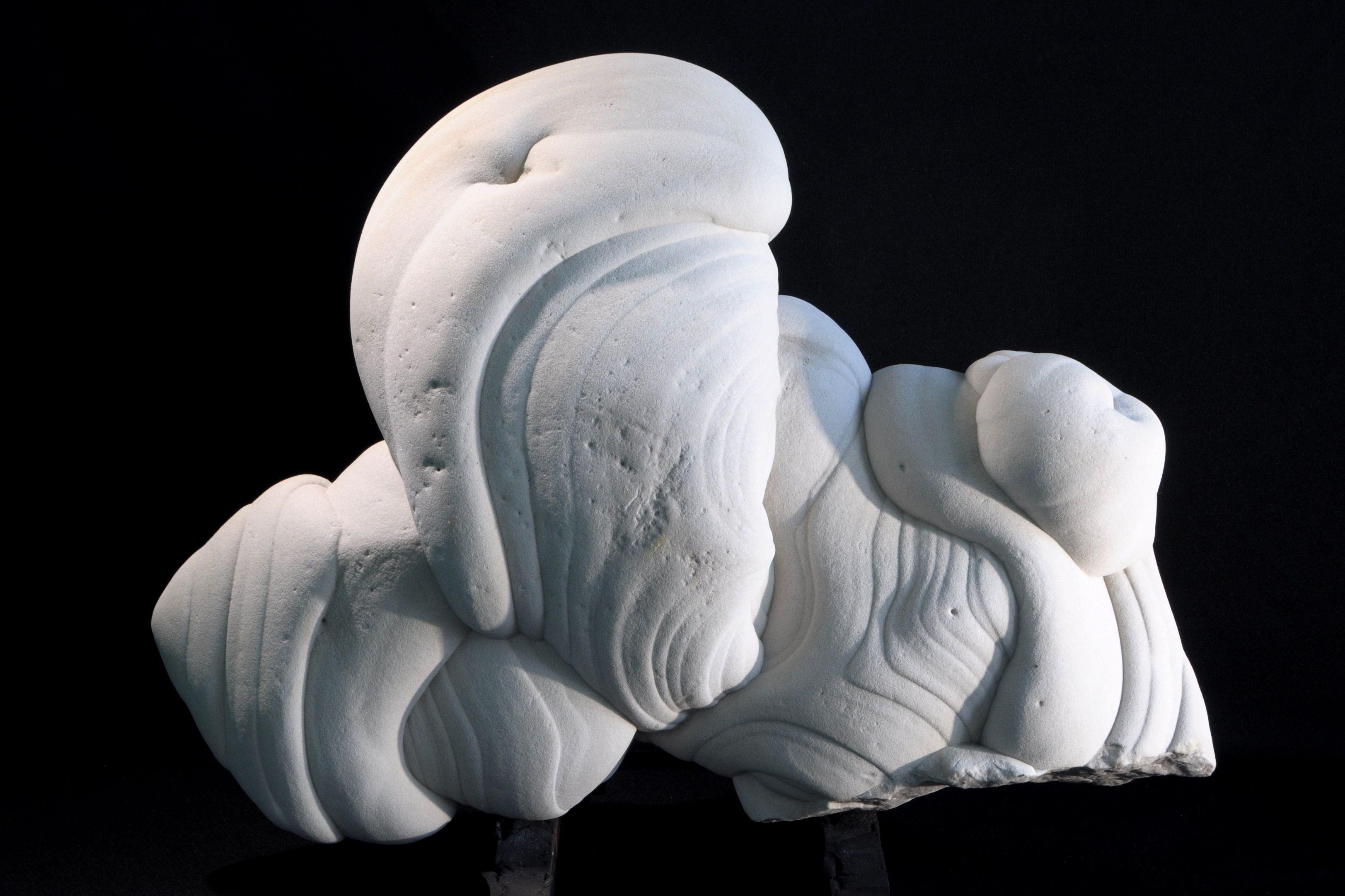 First Journey - Sculpture by Gogotte Formation (Natural Sandstone Concretion)