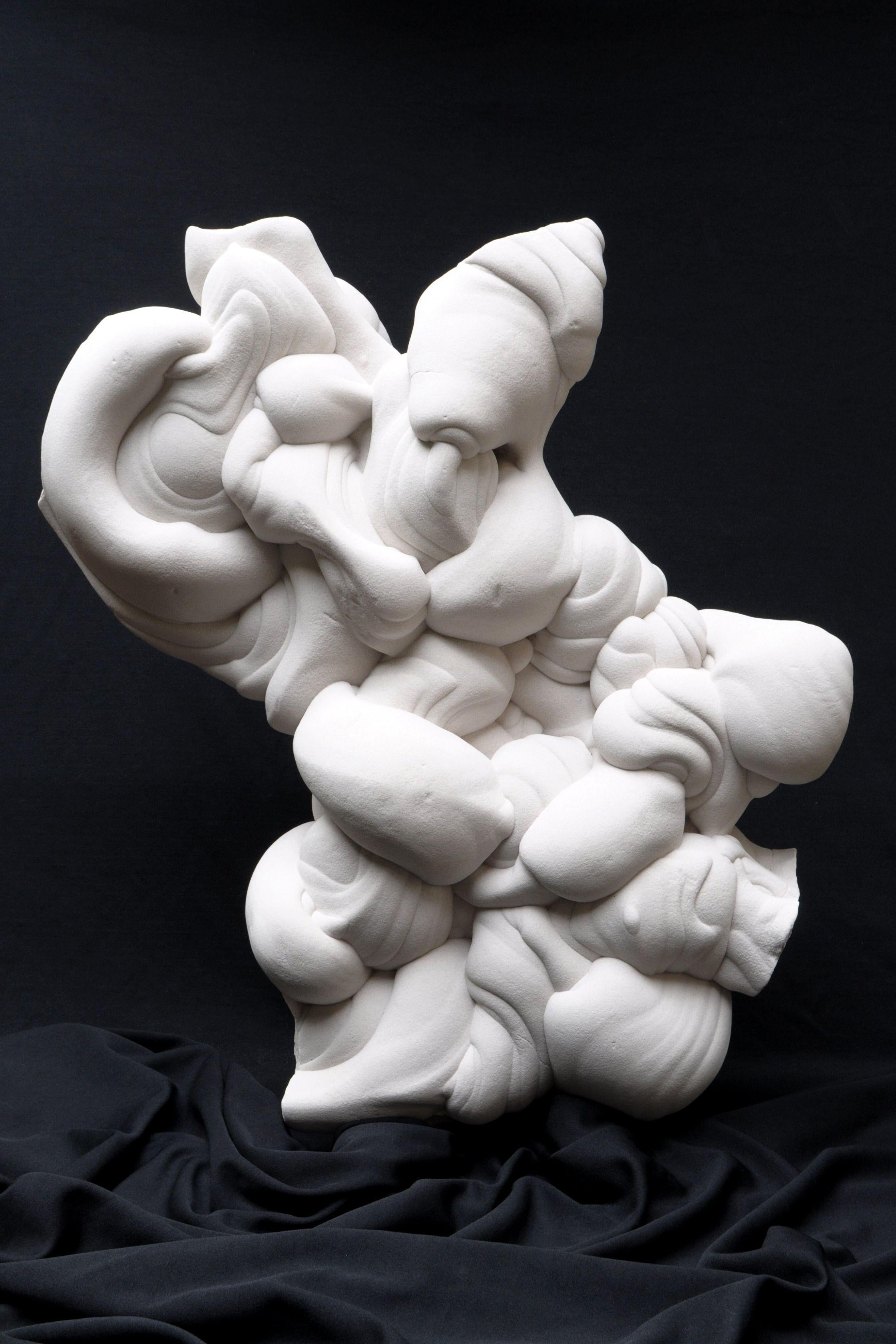 Gogotte Formation (Natural Sandstone Concretion) Abstract Sculpture - Invocation