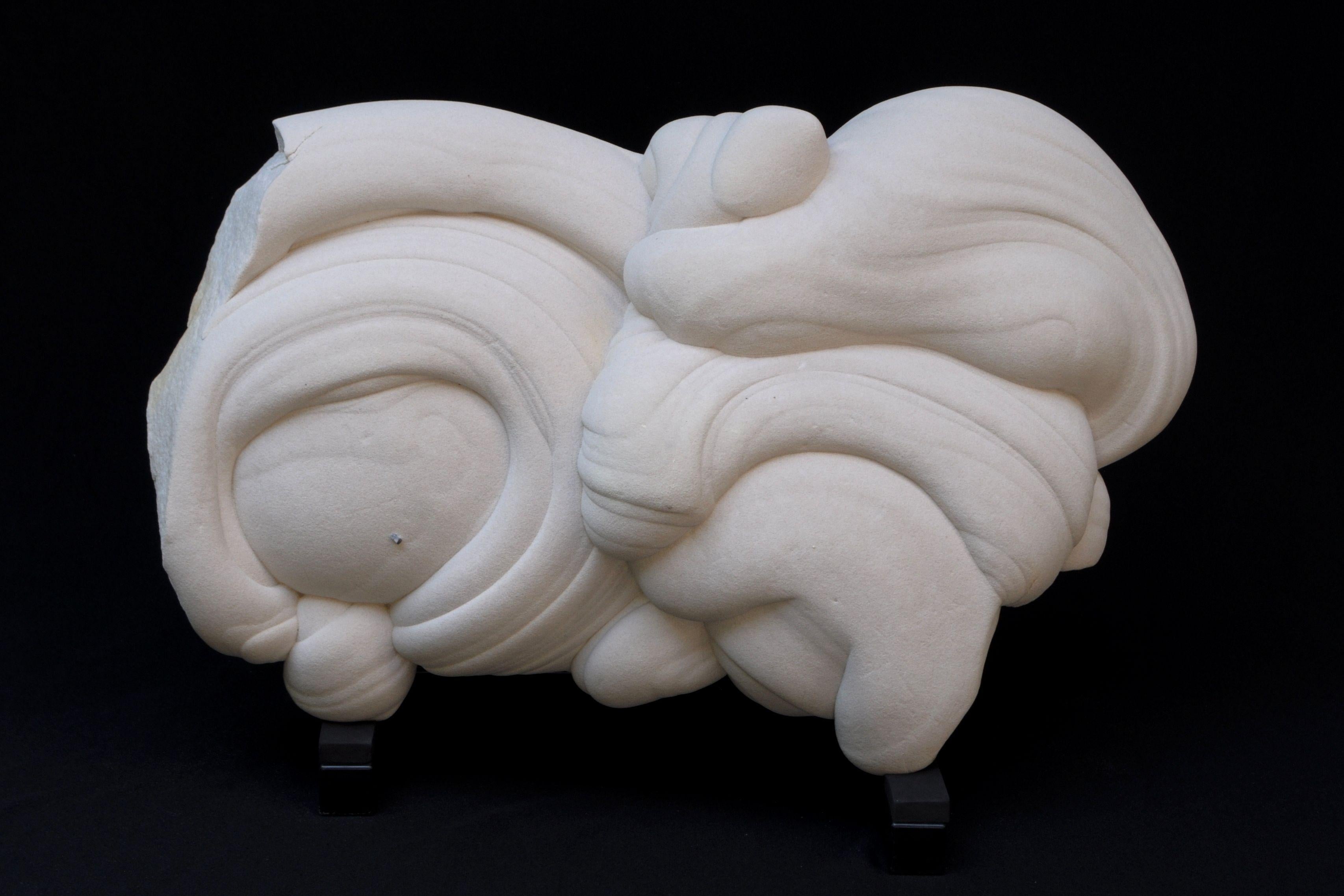 Persistence - Sculpture by Gogotte Formation (Natural Sandstone Concretion)