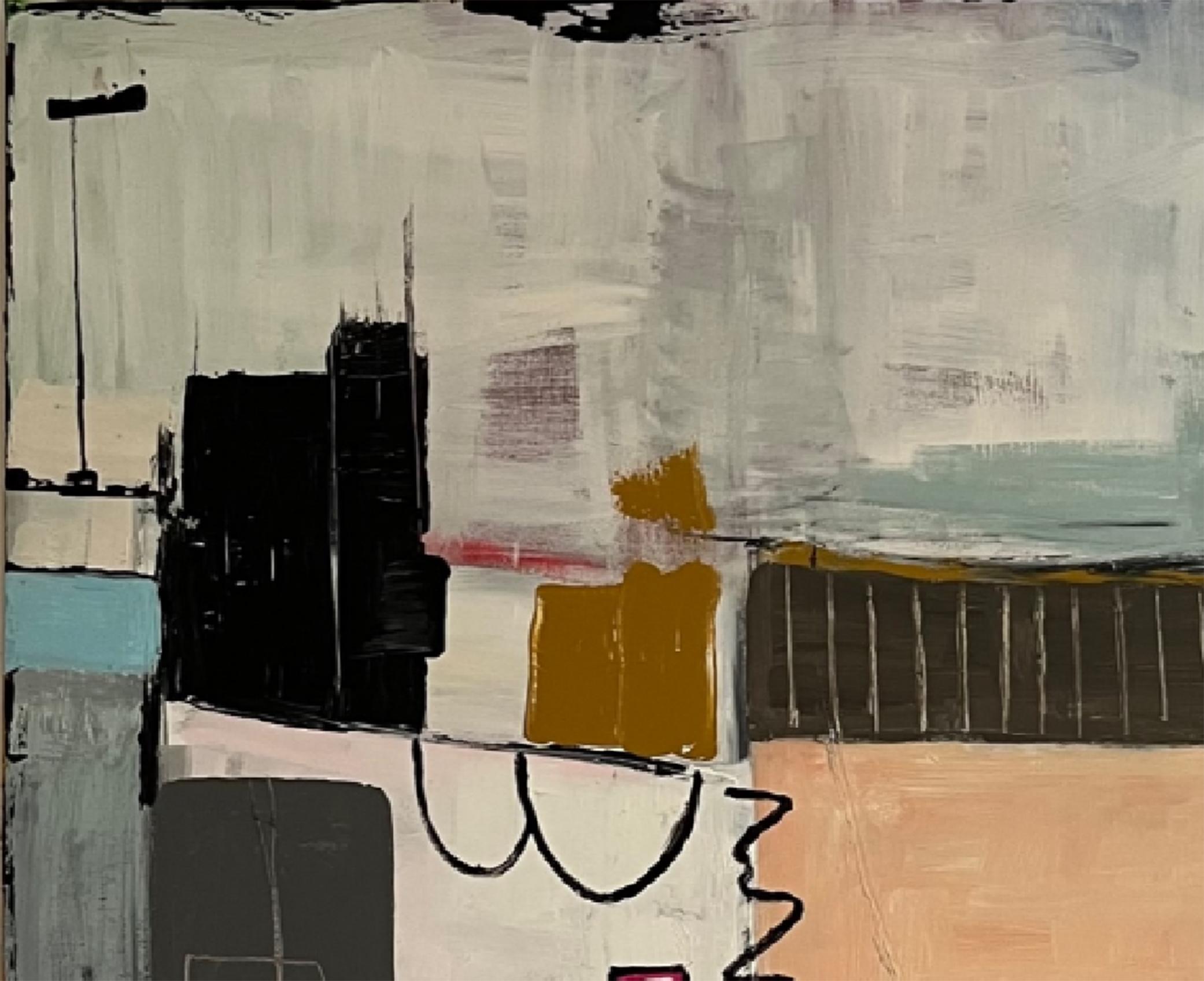 Puerto - Still-Life Painting Marrón de Gohar Goddard