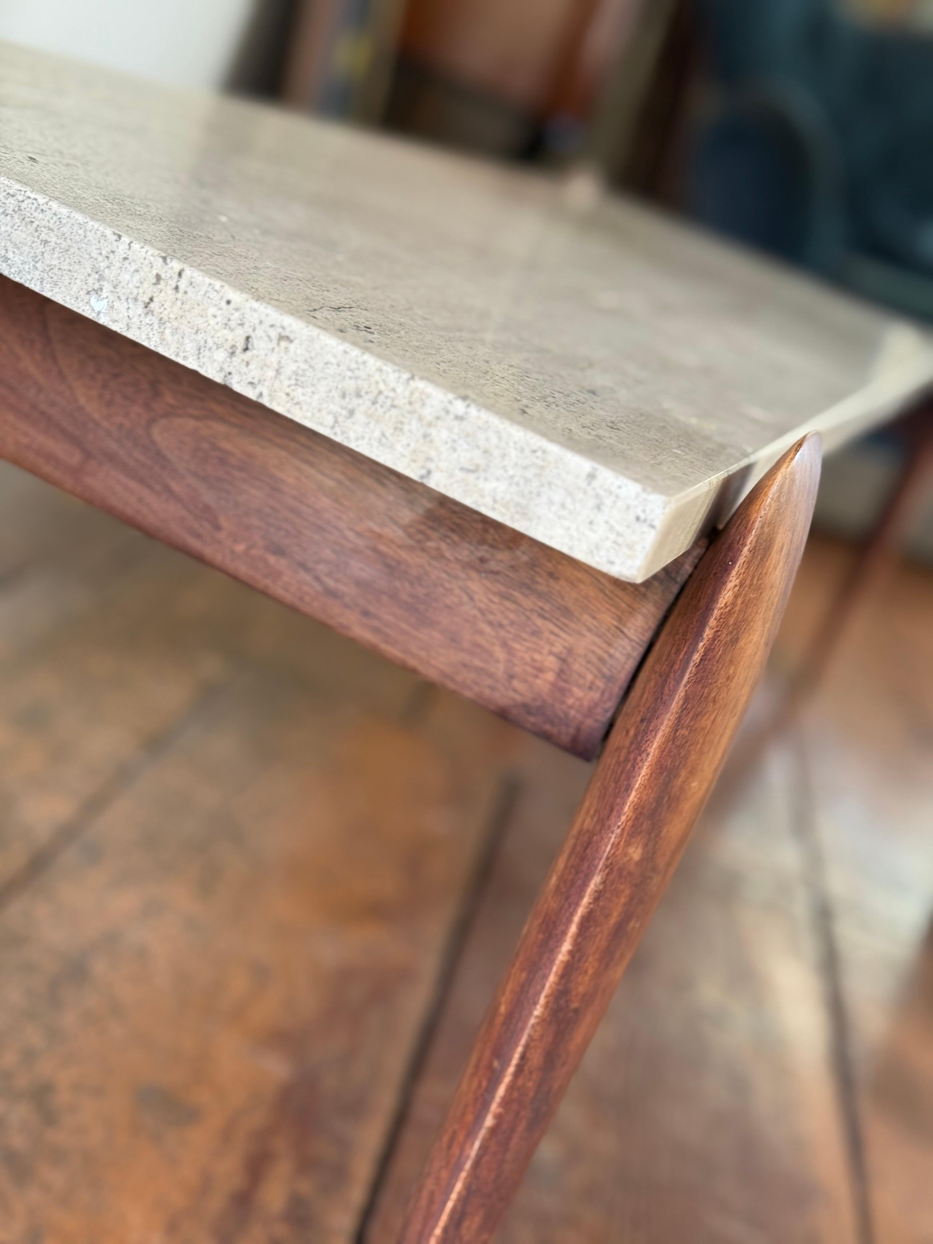 Goi Ponti stone coffee table For Sale 1