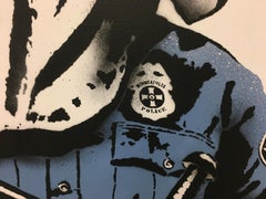 KkKop (2020), Unique Spray Paint and Acrylic on Canvas