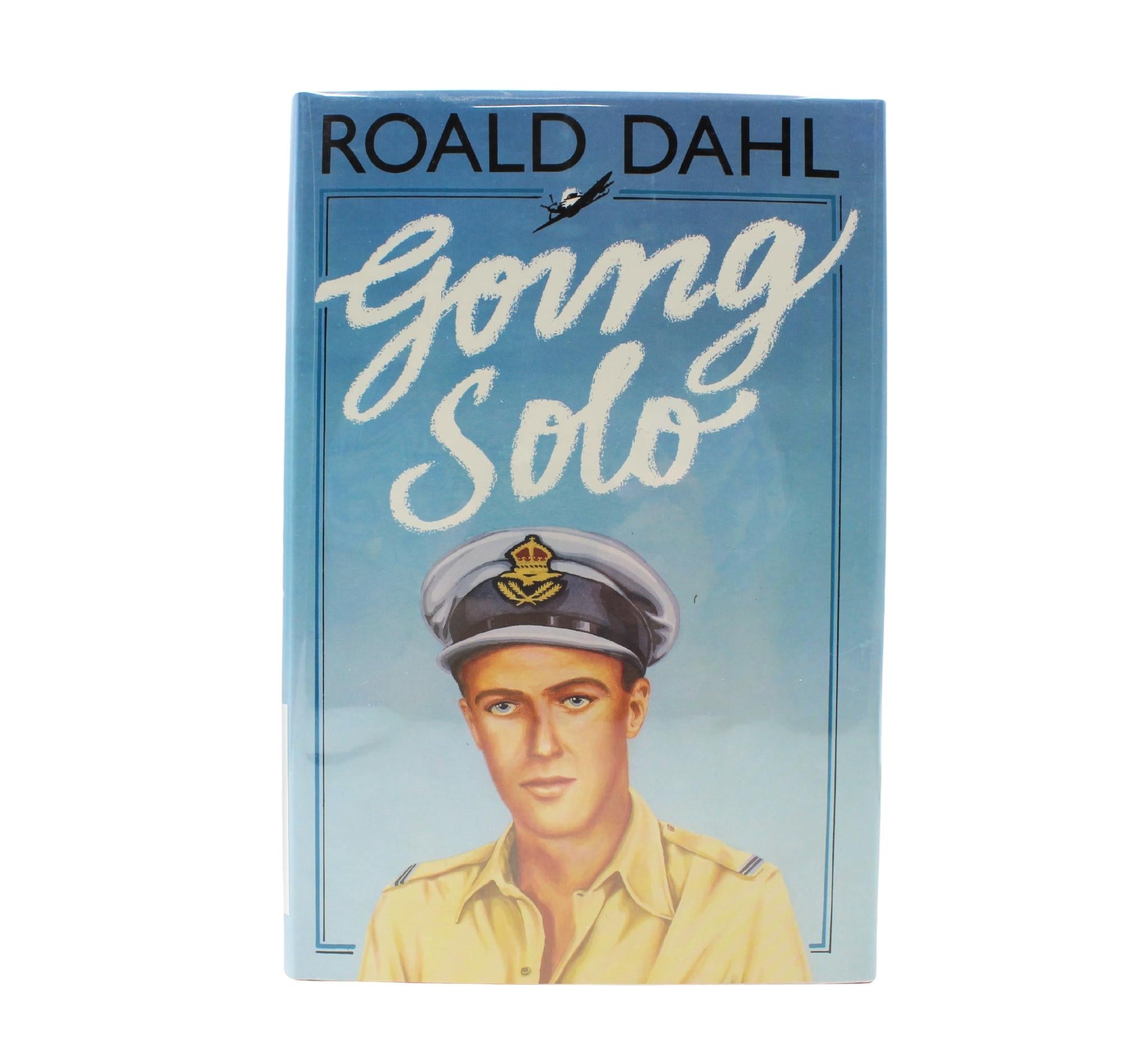 Going Solo, signiert von Roald Dahl, Erstausgabe in Original Aufbewahrungsbeuteljacke, 1986 im Angebot 7
