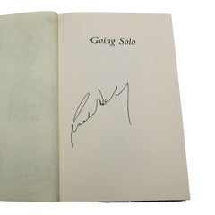 Going Solo, Signed by Roald Dahl, First Edition in Original Dust Jacket, 1986