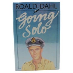 Vintage Going Solo, Signed by Roald Dahl, First Edition in Original Dust Jacket, 1986