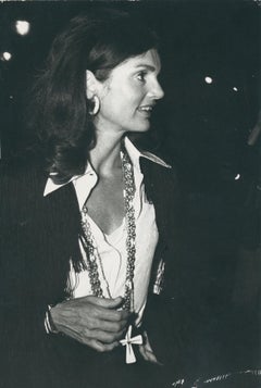 Jackie Kennedy, Black and White Photography, ca. 1970s, 29, 9 x 20, 4 cm