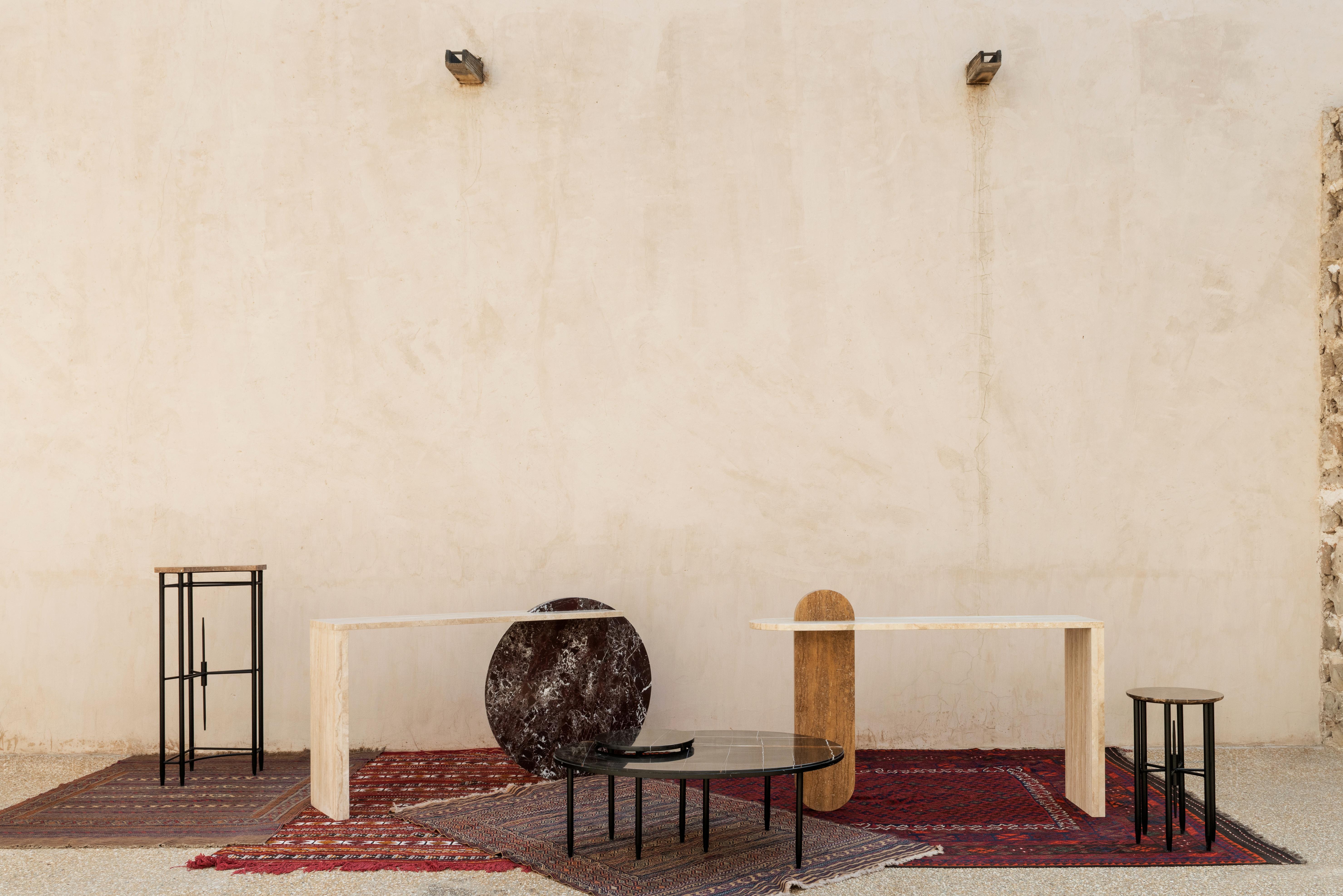 Gol. 001 Marble Console Table by Chapter Studio In New Condition For Sale In Geneve, CH