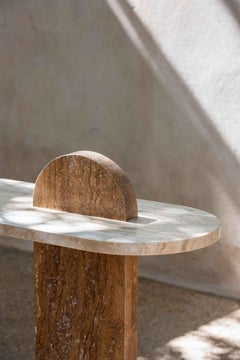 Gol. 002 Marble Table by Chapter Studio