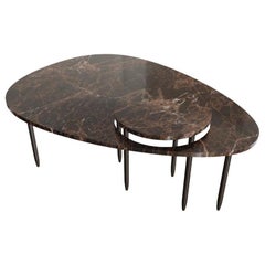 Gol. 003 Marble Center Table by Chapter Studio