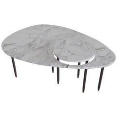 Gol. 003 Marble Center Table by Chapter Studio