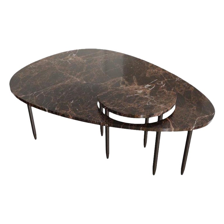 Gol. 003 Marble Center Table by Chapter Studio