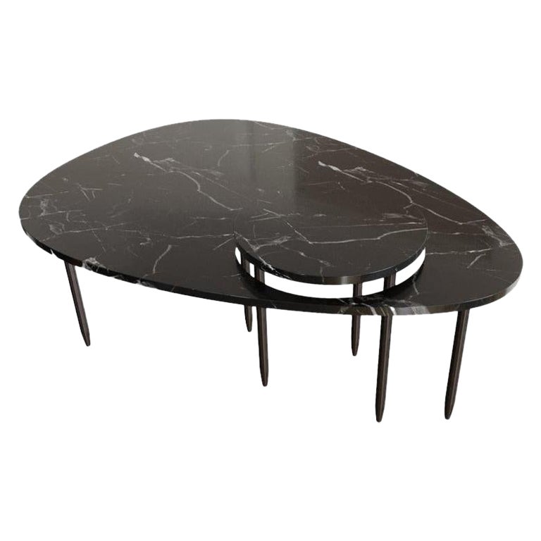 Gol. 003 Marble Center Table by Chapter Studio