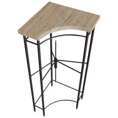 Gol. 004 Marble Corner Table by Chapter Studio