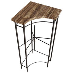 Gol. 004 Marble Corner Table by Chapter Studio