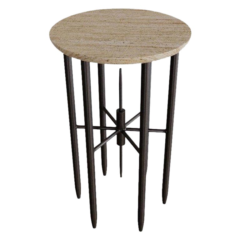Gol. 005 Marble Side Table by Chapter Studio