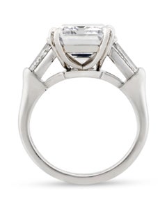 Harry Winston Golconda 5.56 Carat Emeral-Cut Diamond Ring