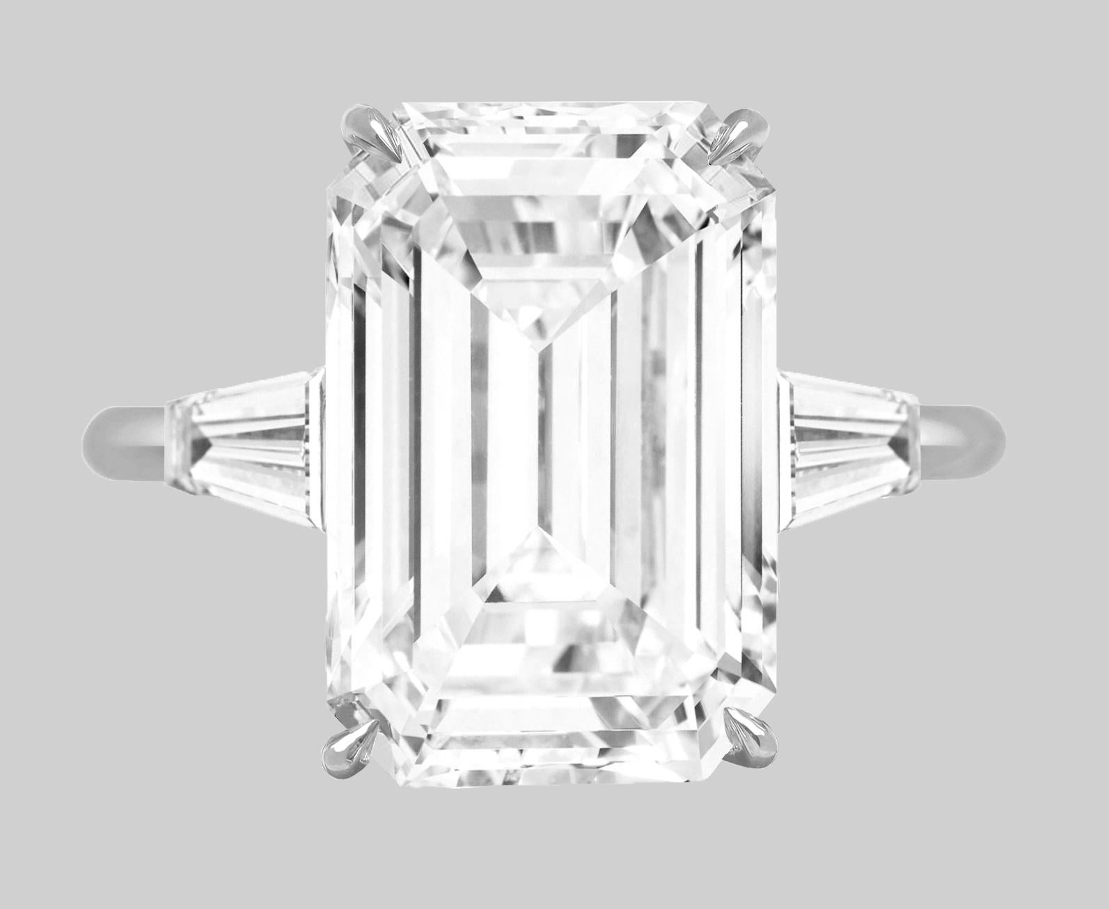 Golconda Type IIA GIA Certified 3 Carat Round Brilliant Cut Diamond Ring For Sale at 1stDibs