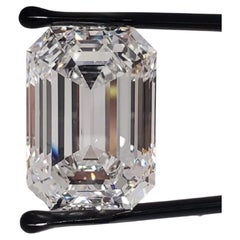 Golconda Type IIA GIA Certified 37 Carat Emerald Cut Diamond D COLOR Flawless 
